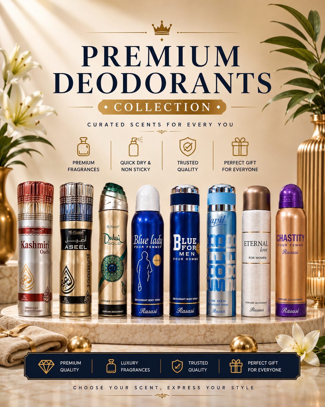 Premium Deodorants Collection