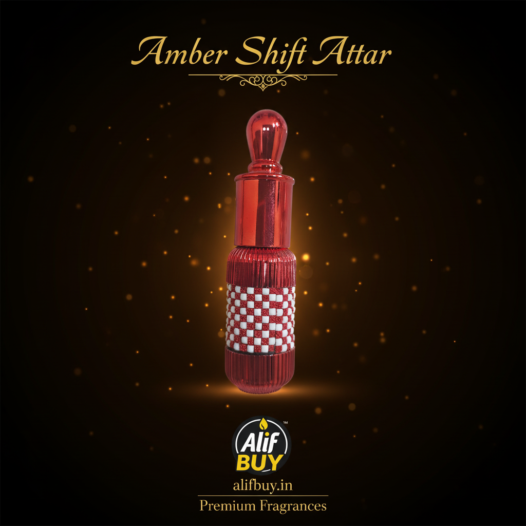 Amber Shift Attar Poster