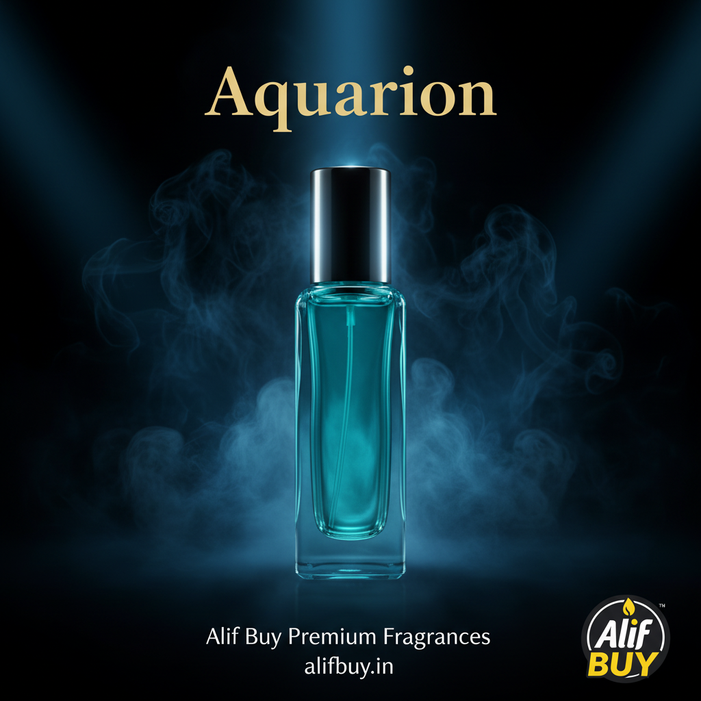 Aquarion Perfume – Smoky Blue Black Theme