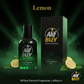 Lemon Perfume – Black & Green Background