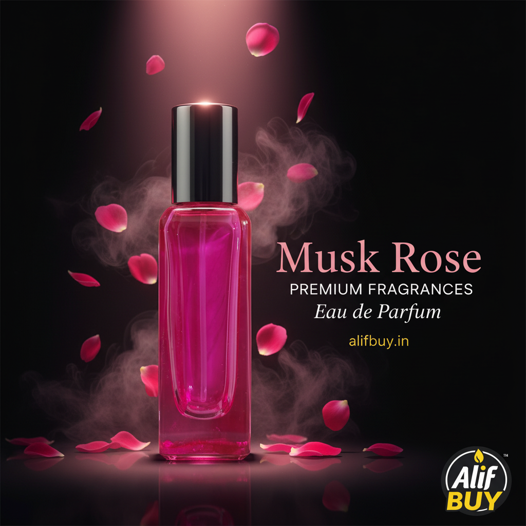 Musk Rose Pink Bottle - V1