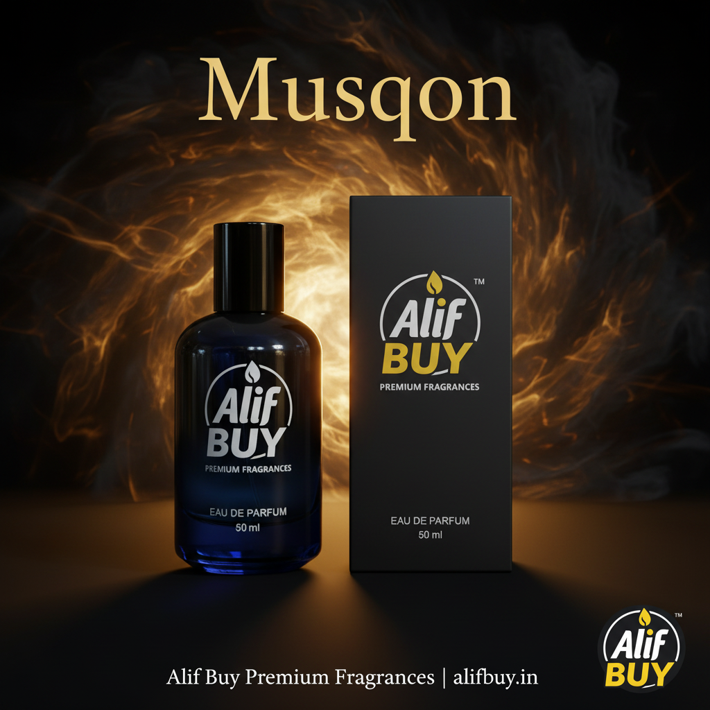 Musqon Perfume – Warm Golden Amber Theme