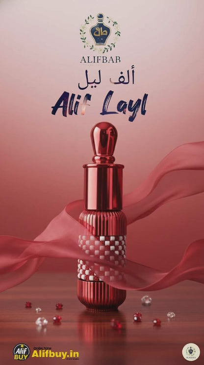 ALIFBAB Alif Layl Attar 8 ml– Luxury Fragrance