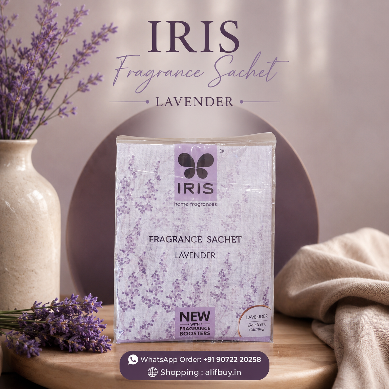 IRIS Fragrance Sachet Lavender