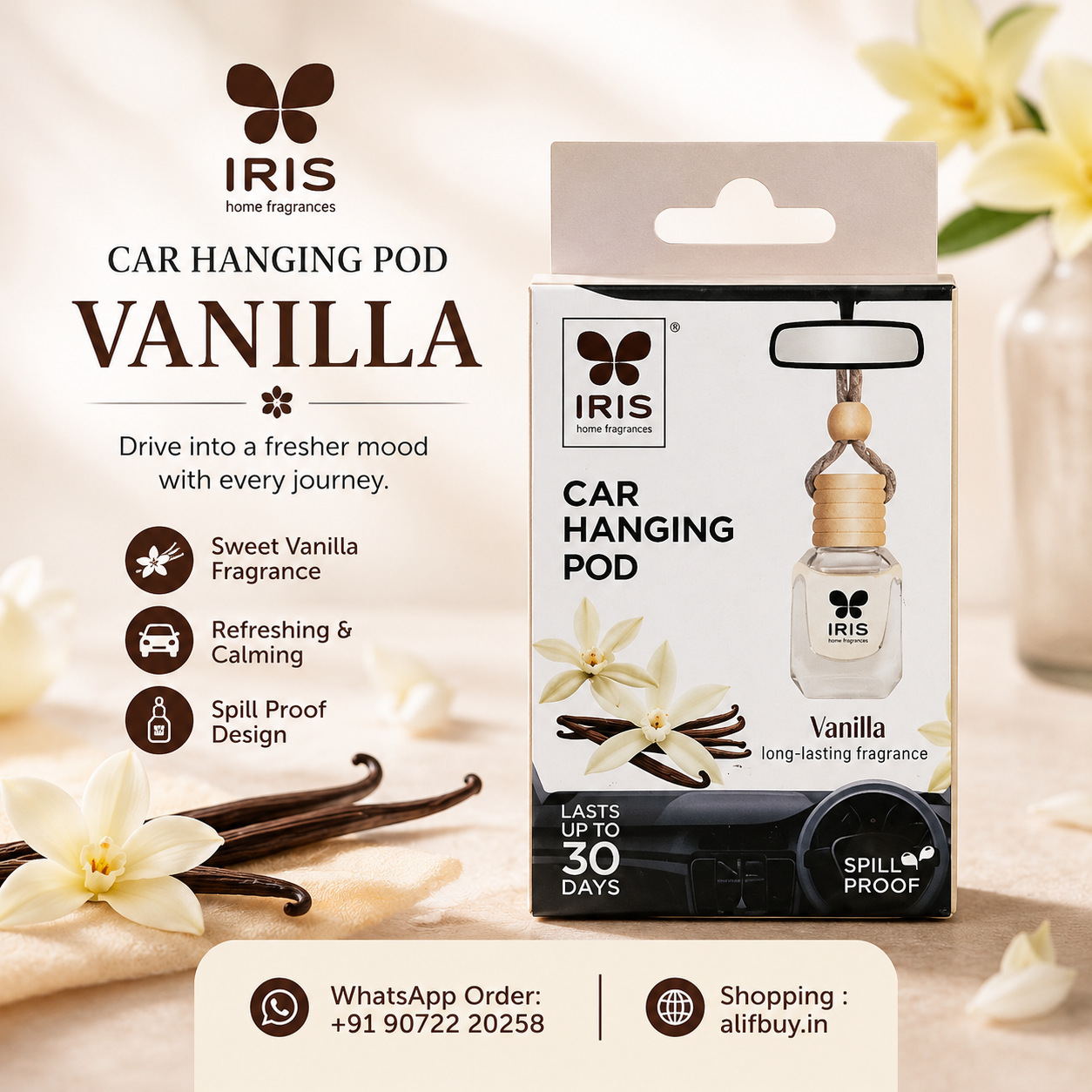 IRIS Car Hanging Pod