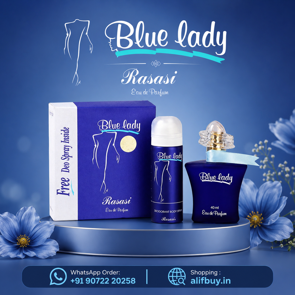 Rasasi EDP + Deo Blue Lady 40ml + 50ml