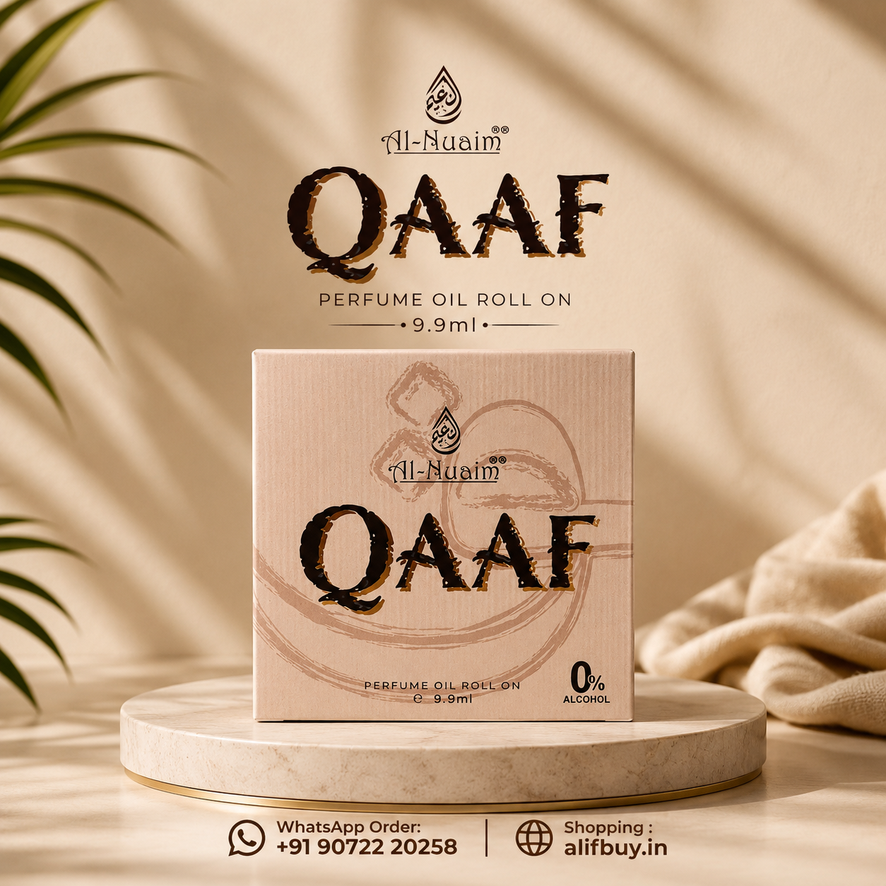 Al Nuaim Qaaf Perfume Oil Roll-on 9.9 mle
