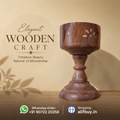 Wooden Bakhoor Burner with Stand