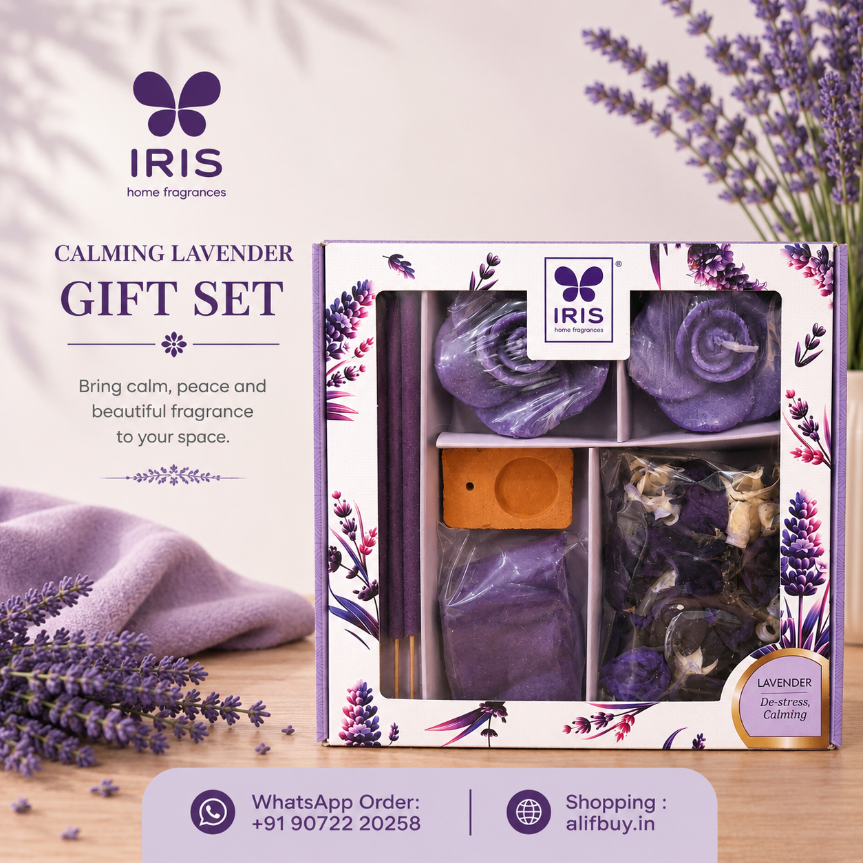 IRIS Calming Lavender Gift Set