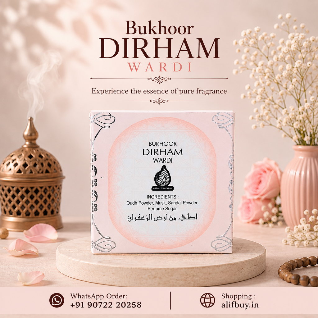 Bukhoor Dirham Wardi 40g Premium Bakhoor Incense