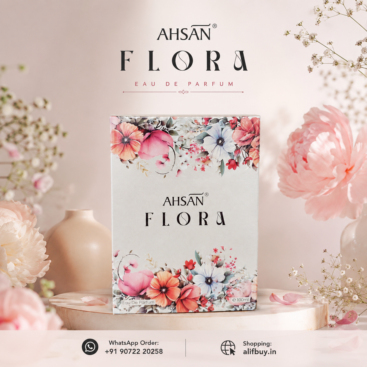 Ahsan Flora Eau De Parfum – 100mle