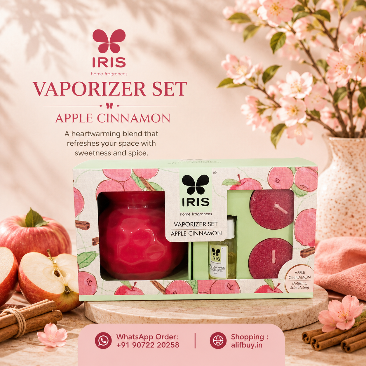 IRIS Vaporizer Set Apple Cinnamon