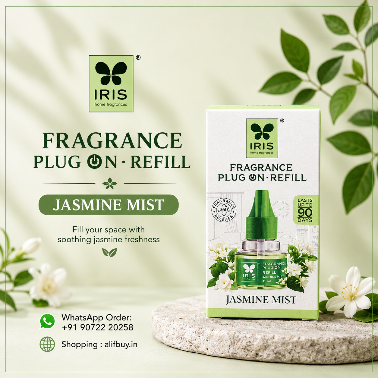 IRIS Fragrance Plug on- Refill