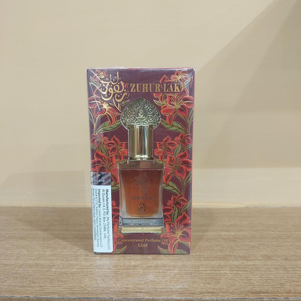 Arabiyat Zuhur Lak 12ml Concentrated Perfume Oil (Attar)