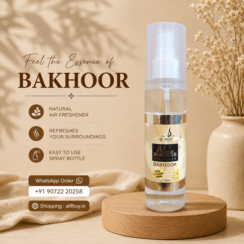 Almas Perfumes All Rounder Freshner Bakhoor 100ml