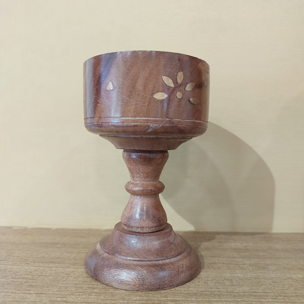 Wooden Bakhoor Burner with Stand
