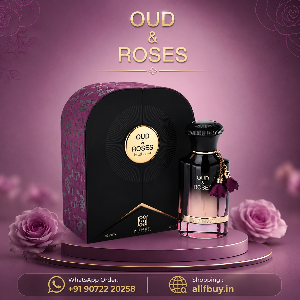 Ahmed Al Maghribi EDP Oud & Roses 60ml