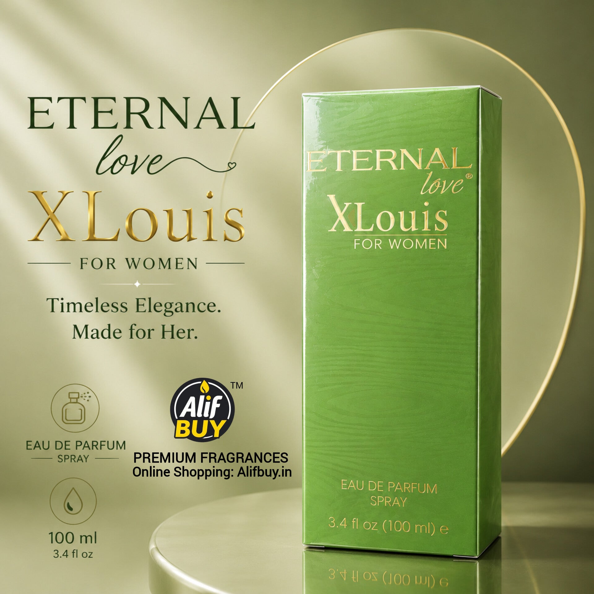 Eternal Love XLouis For Women Eau De Parfum – 100ml