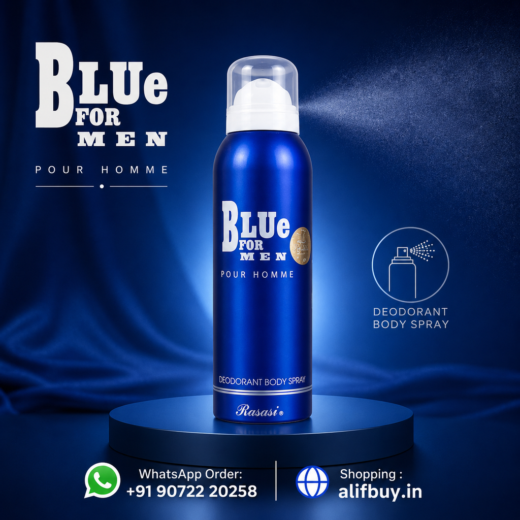 Rasasi Blue For Men Deodorant Body Spray 200 ml