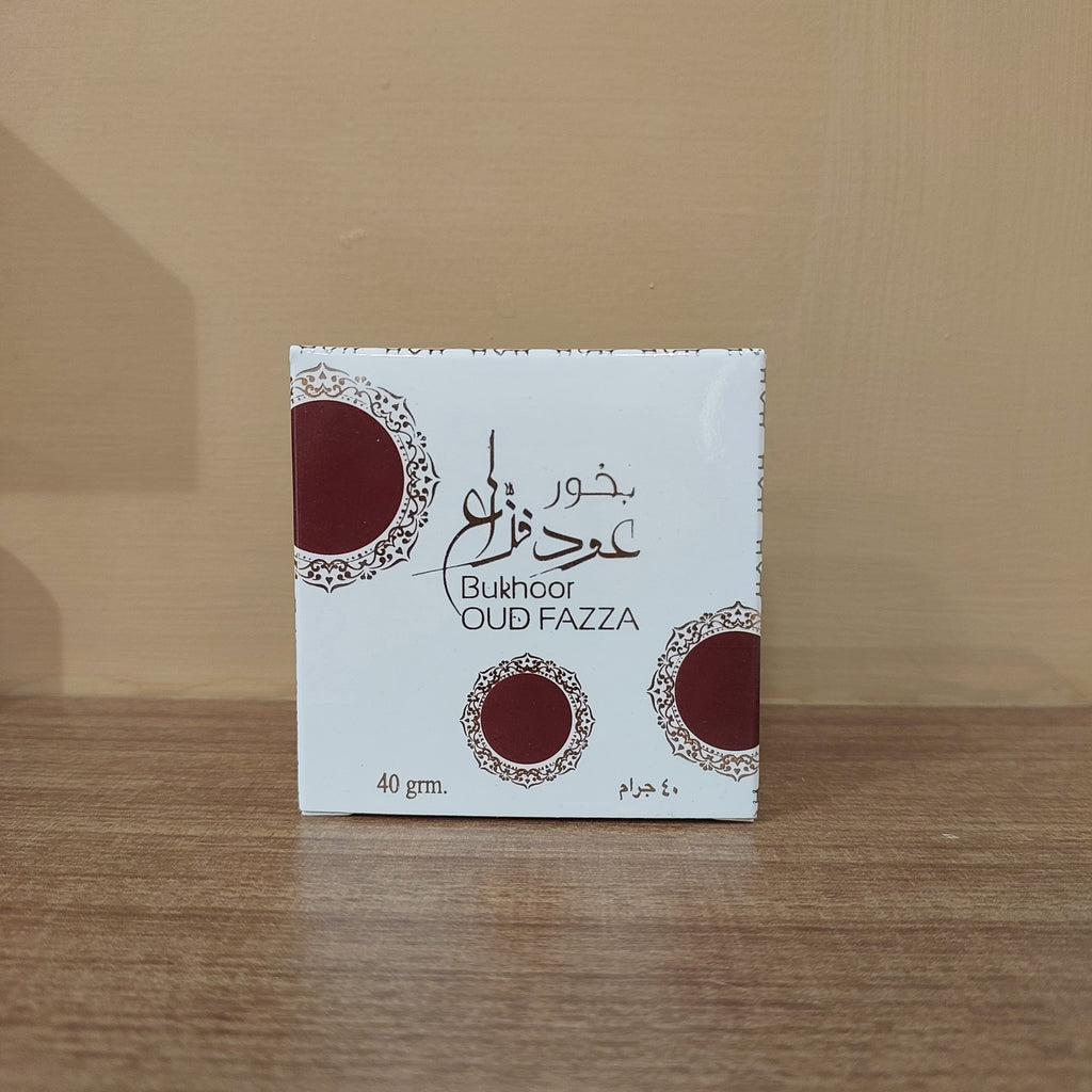 Bukhoor Oud Fazza 40g Premium Bakhoor Incense