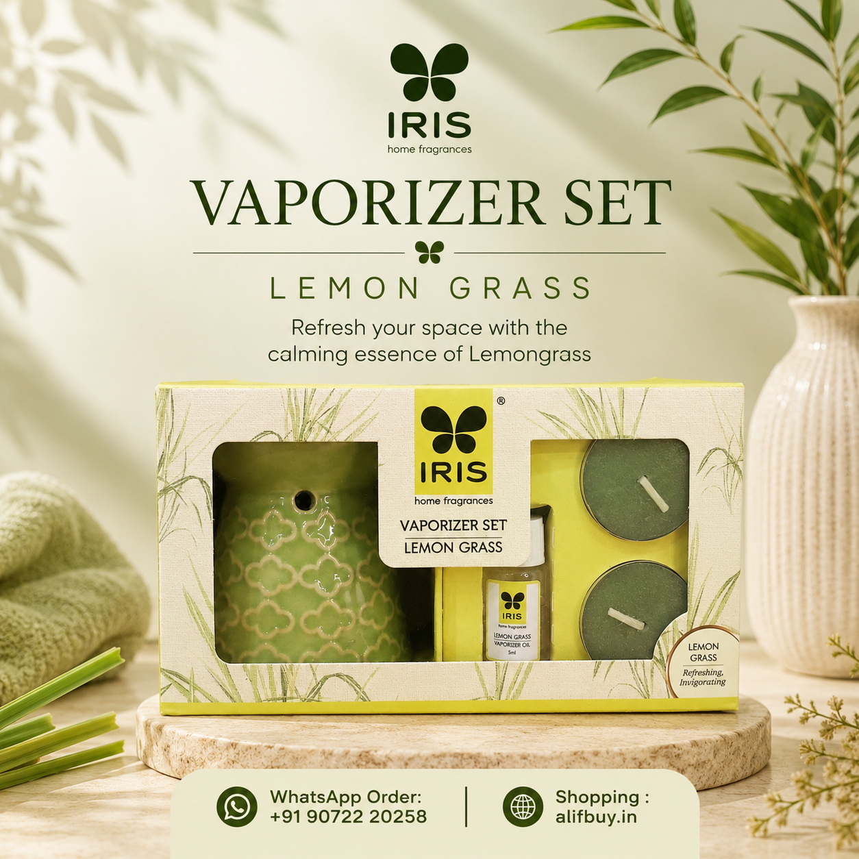 IRIS Vaporizer Set Lemon Grass