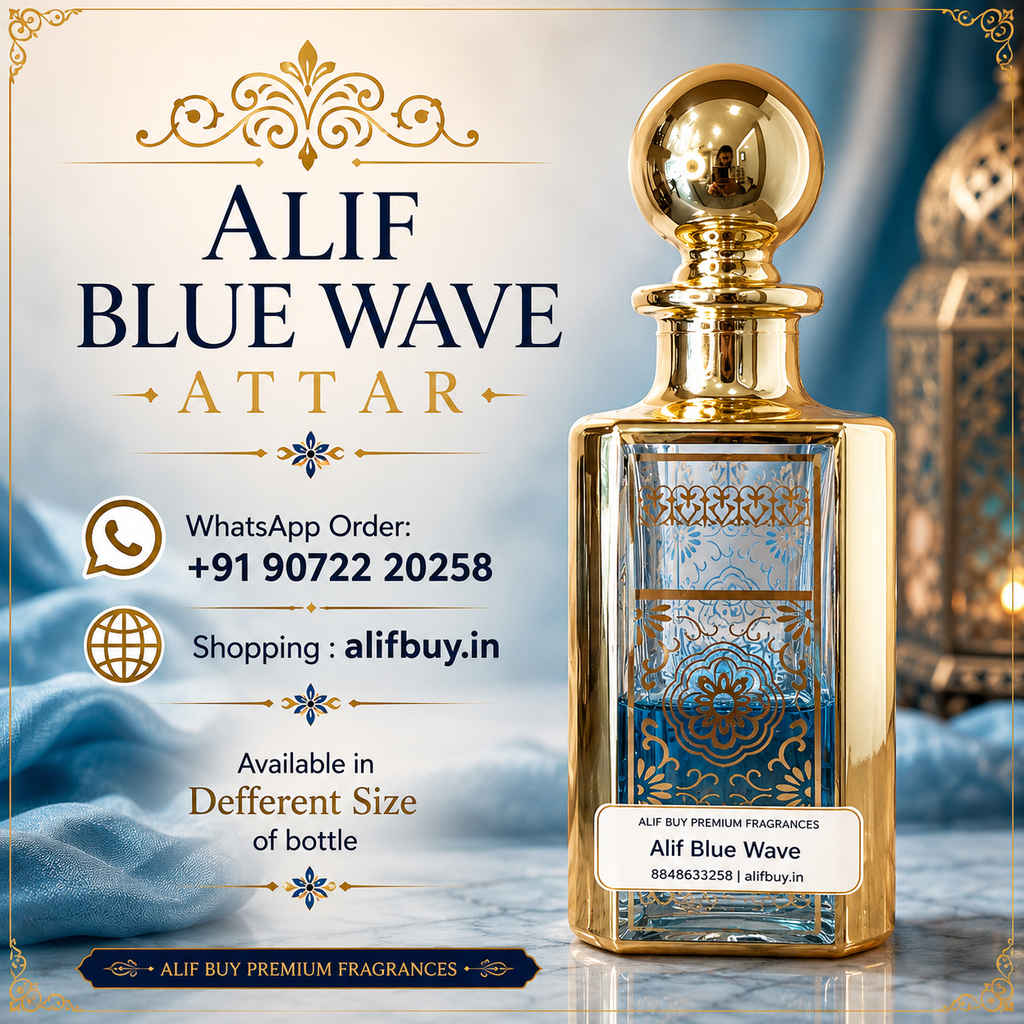 Alif Blue Wave Attar