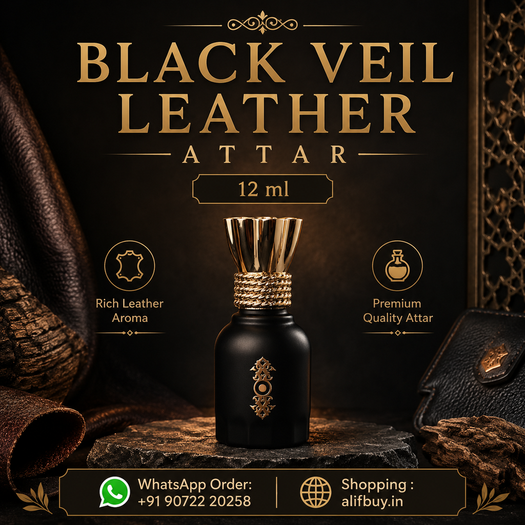 Black Veil Leather Attar
