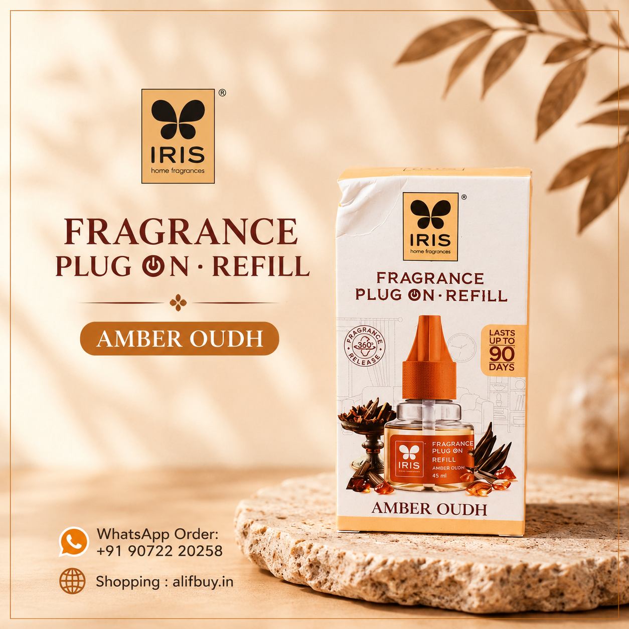 IRIS Fragrance Plug on- Refill