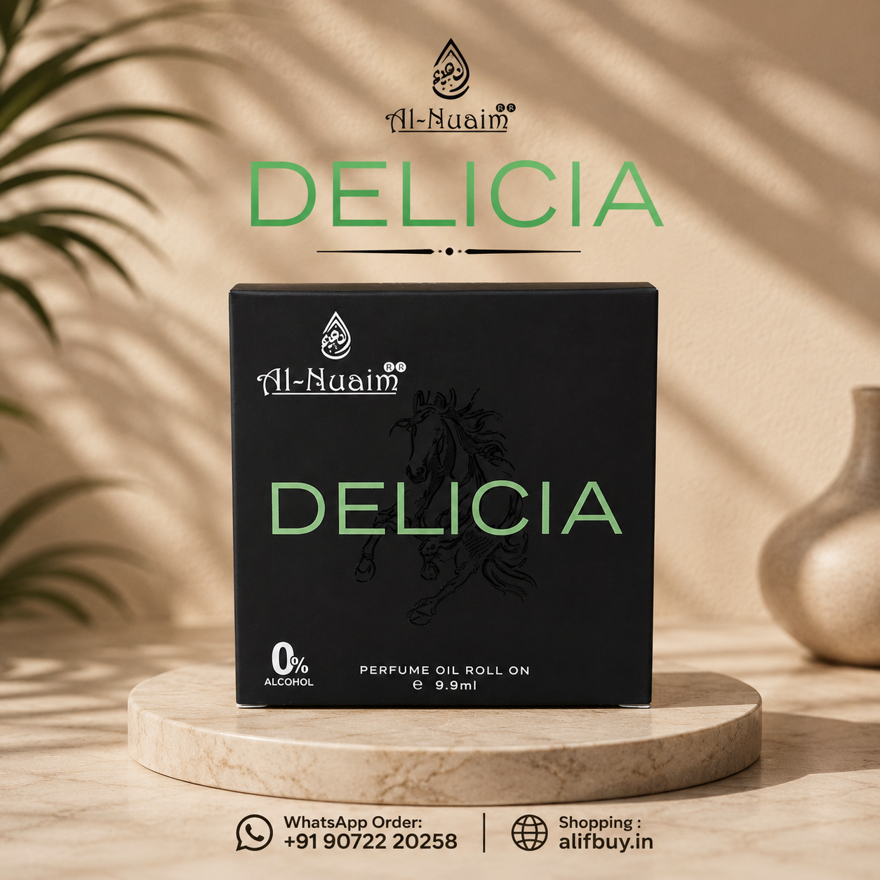 Al Nuaim Delicia Perfume Oil Roll-on 9.9 mle