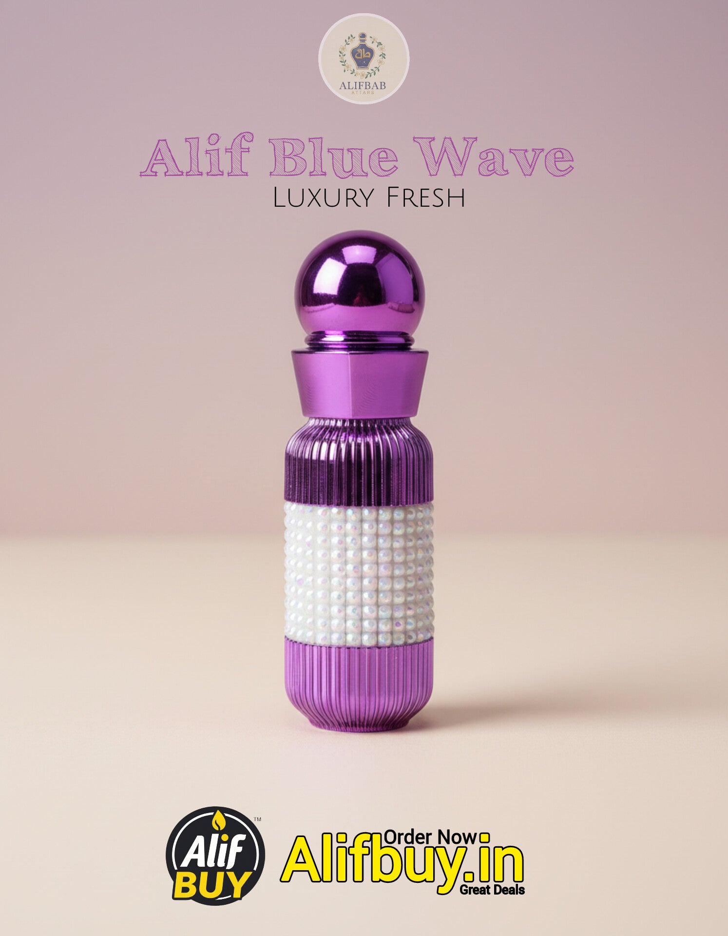 Alif Blue Wave – Luxury Fresh Attar 8 ml