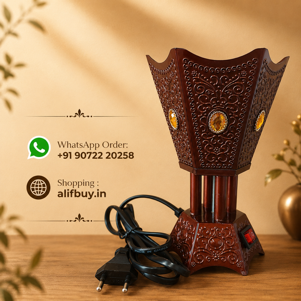 WF Electric Bakhoor Burner – Crown Shape