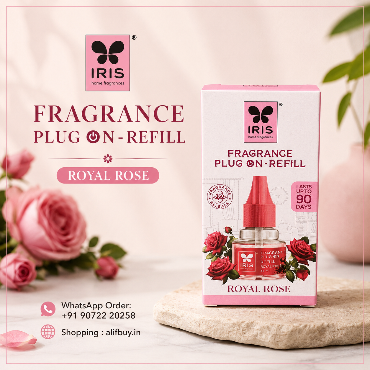 IRIS Fragrance Plug on- Refill