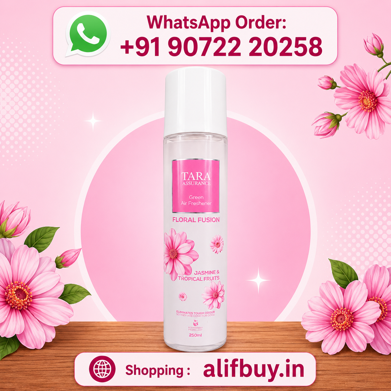 Tara Air Freshener Spray- Floral Fusion 250ml