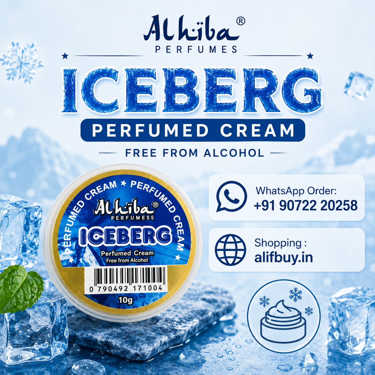 Alhiba Iceberg Perfumed Cream