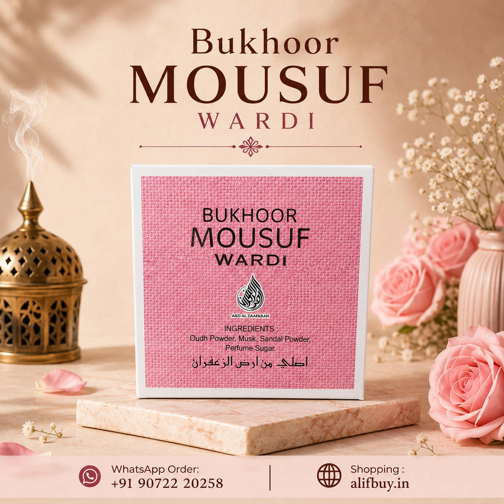 Bukhoor Mousuf Wardi 40g Premium Bakhoor Incense