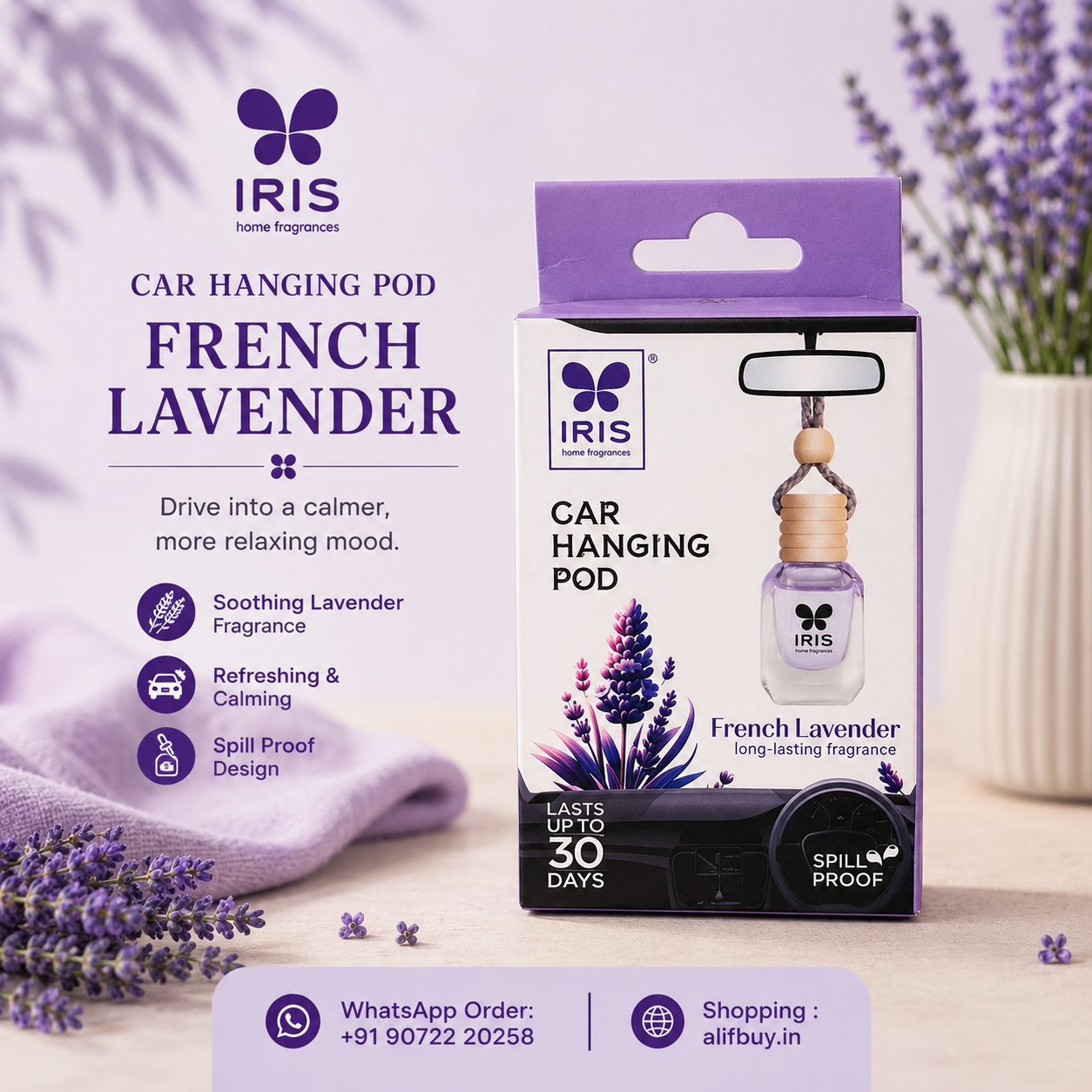 IRIS Car Hanging Pod