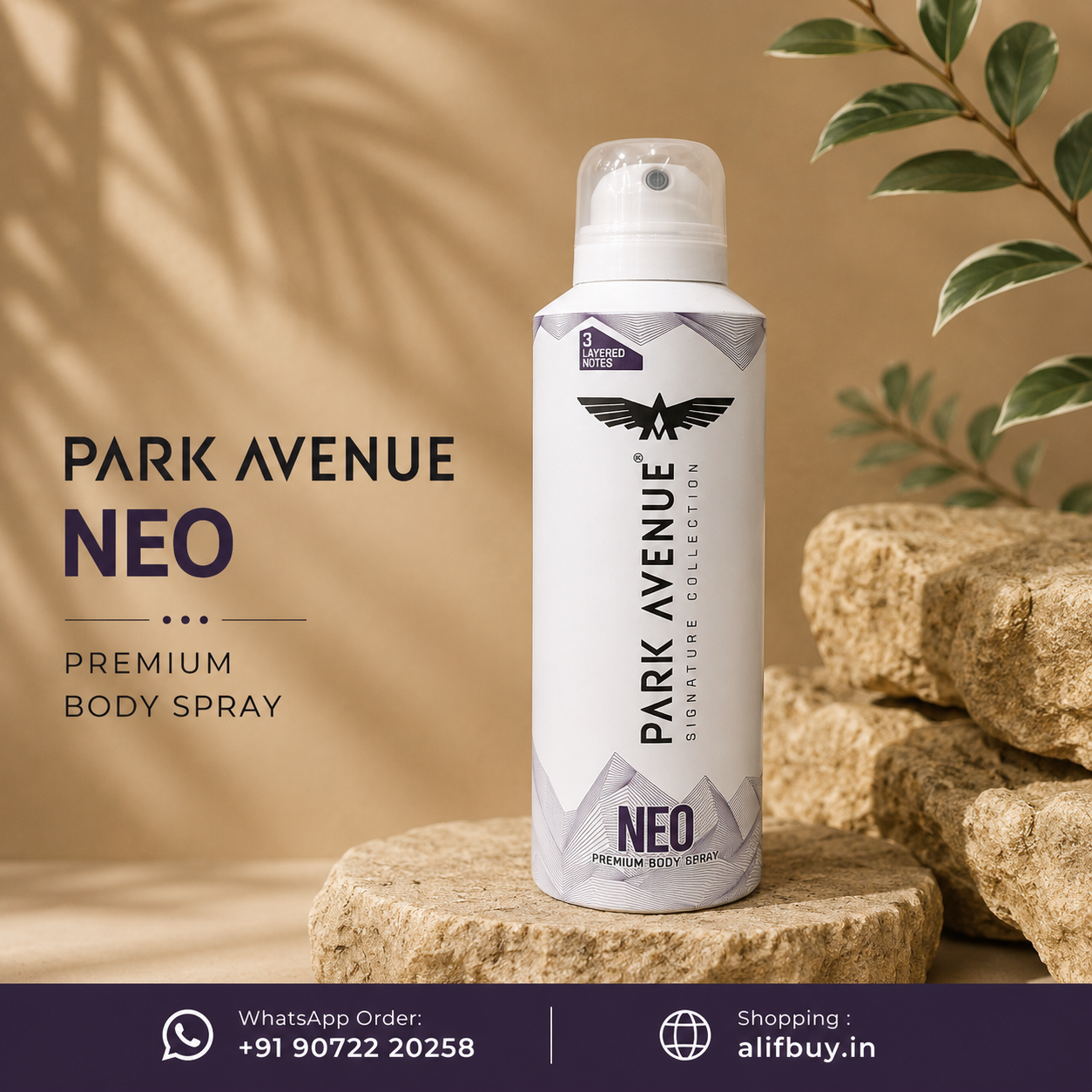 PARK AVENUE SIGNATURE COLLECTION NEO  Premium Body Spray 150 ml
