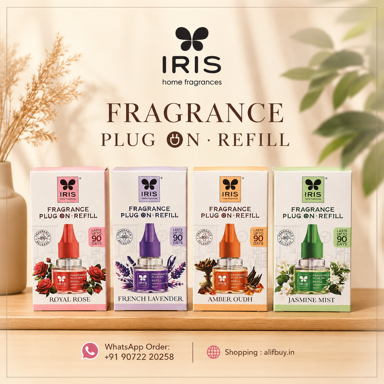 IRIS Fragrance Plug on- Refill