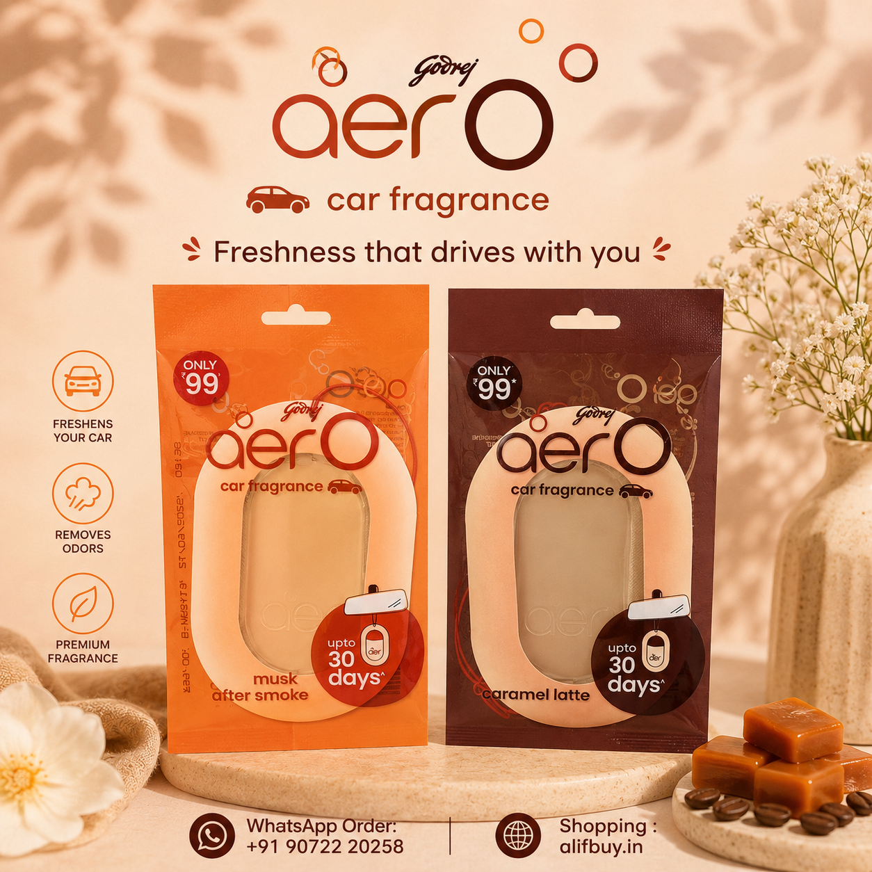 Godrej aero car fragrance