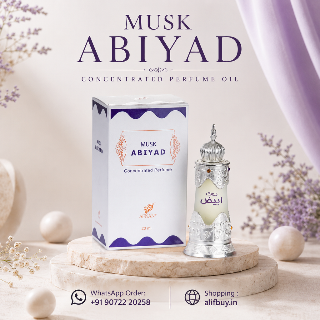 Musk Abiyad Concentrated Perfume Afnan 20ml