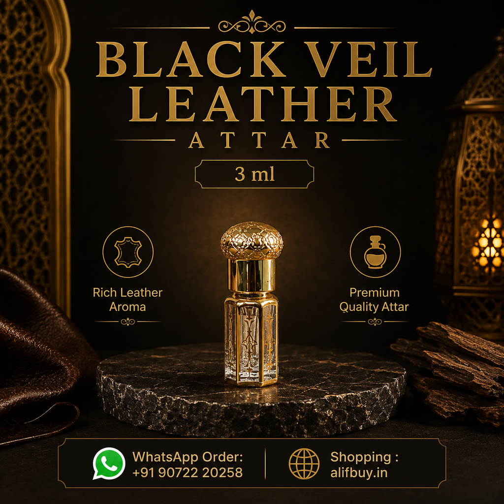 Black Veil Leather Attar