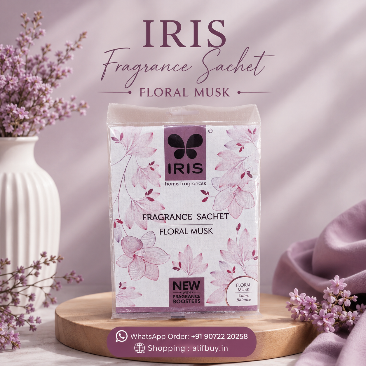 IRIS Fragrance Sachet Floral Musk