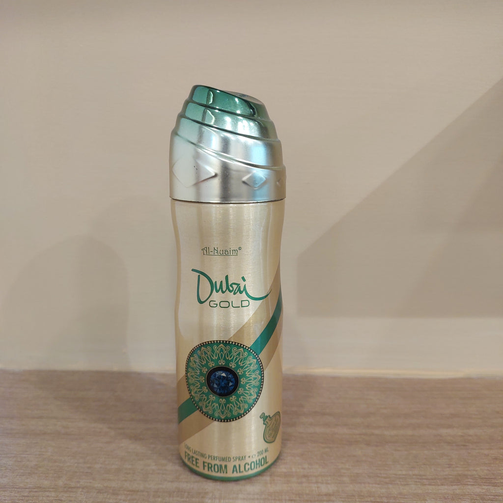 Al-Nuaim Dubai Gold Long Lasting Perfumed Spray 200 ml