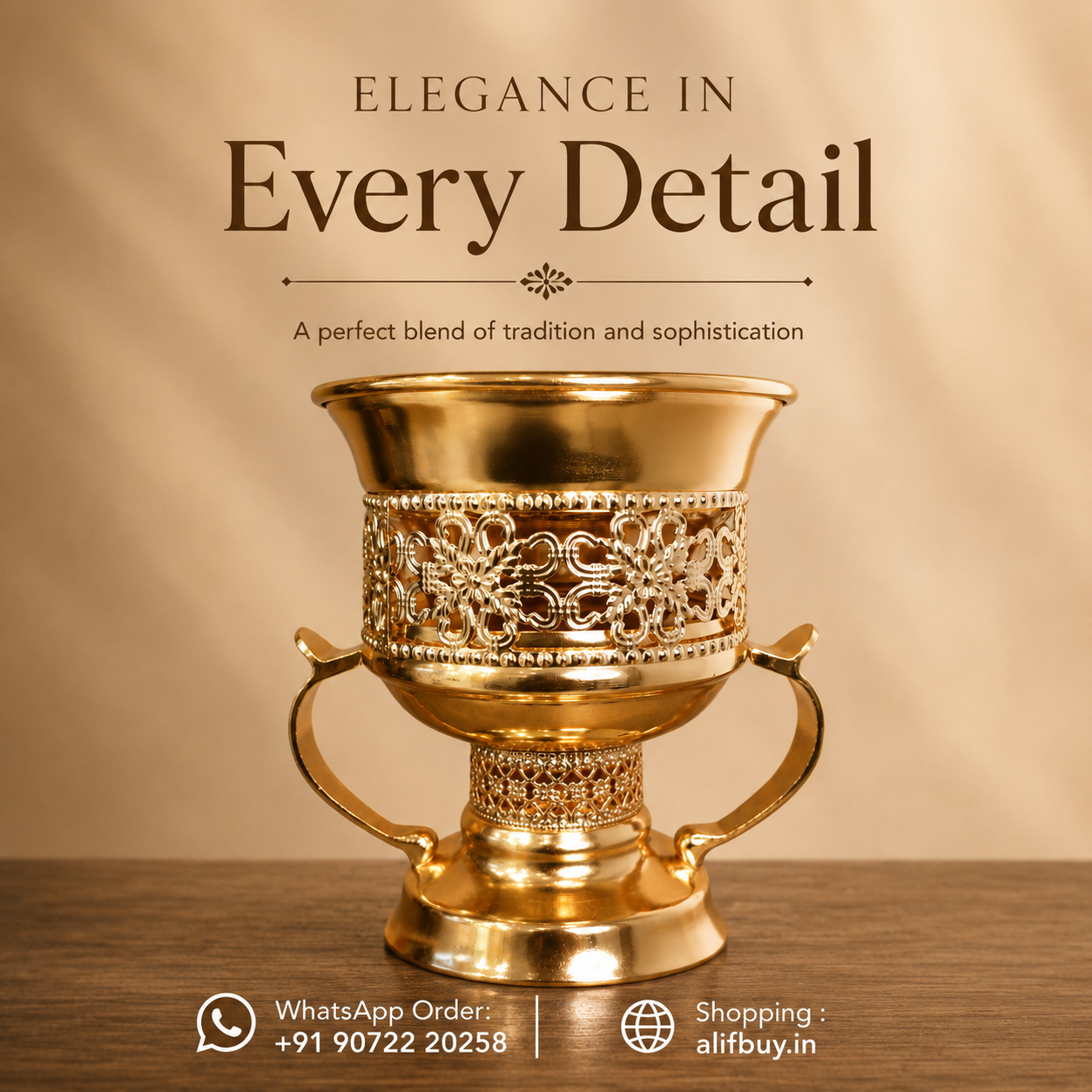 Incense Burner Gold