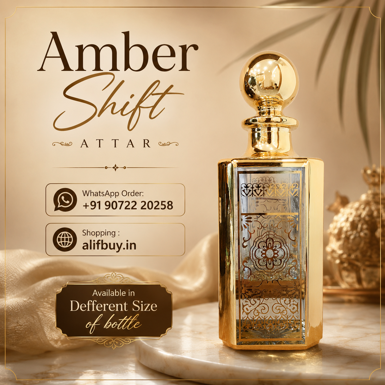 Amber Shift Attar